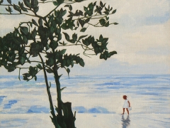 110-Niña en la playa