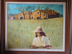 121-Mujer y caserón